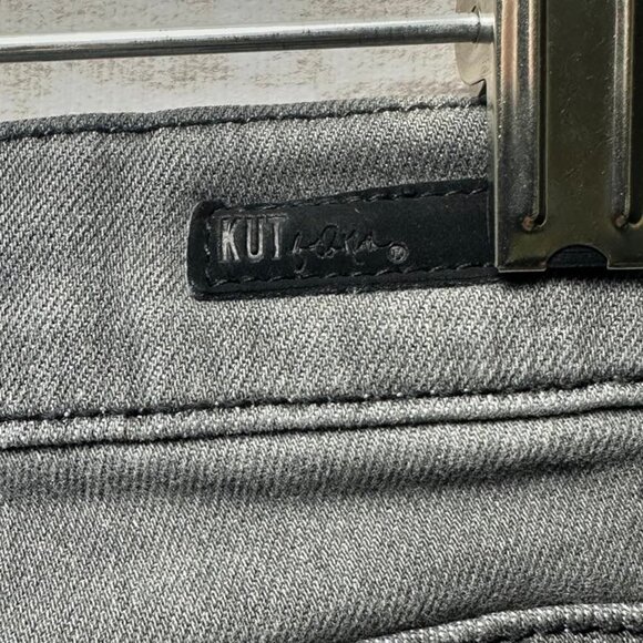 Kut From The Kloth Womens Jeans Connie Ankle Skinny Zip Fly Gray Size 6 - Picture 8 of 10